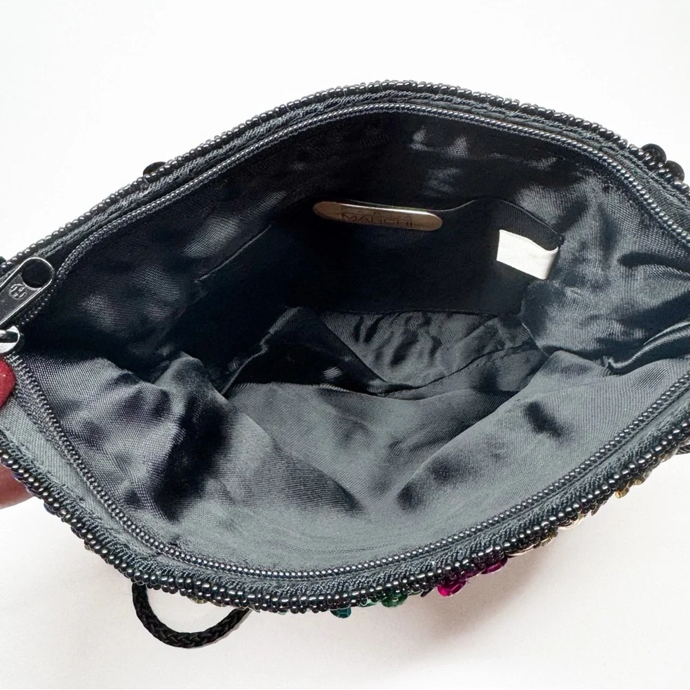 Vintage Carla Marchi Sequin Beaded Crossbody
